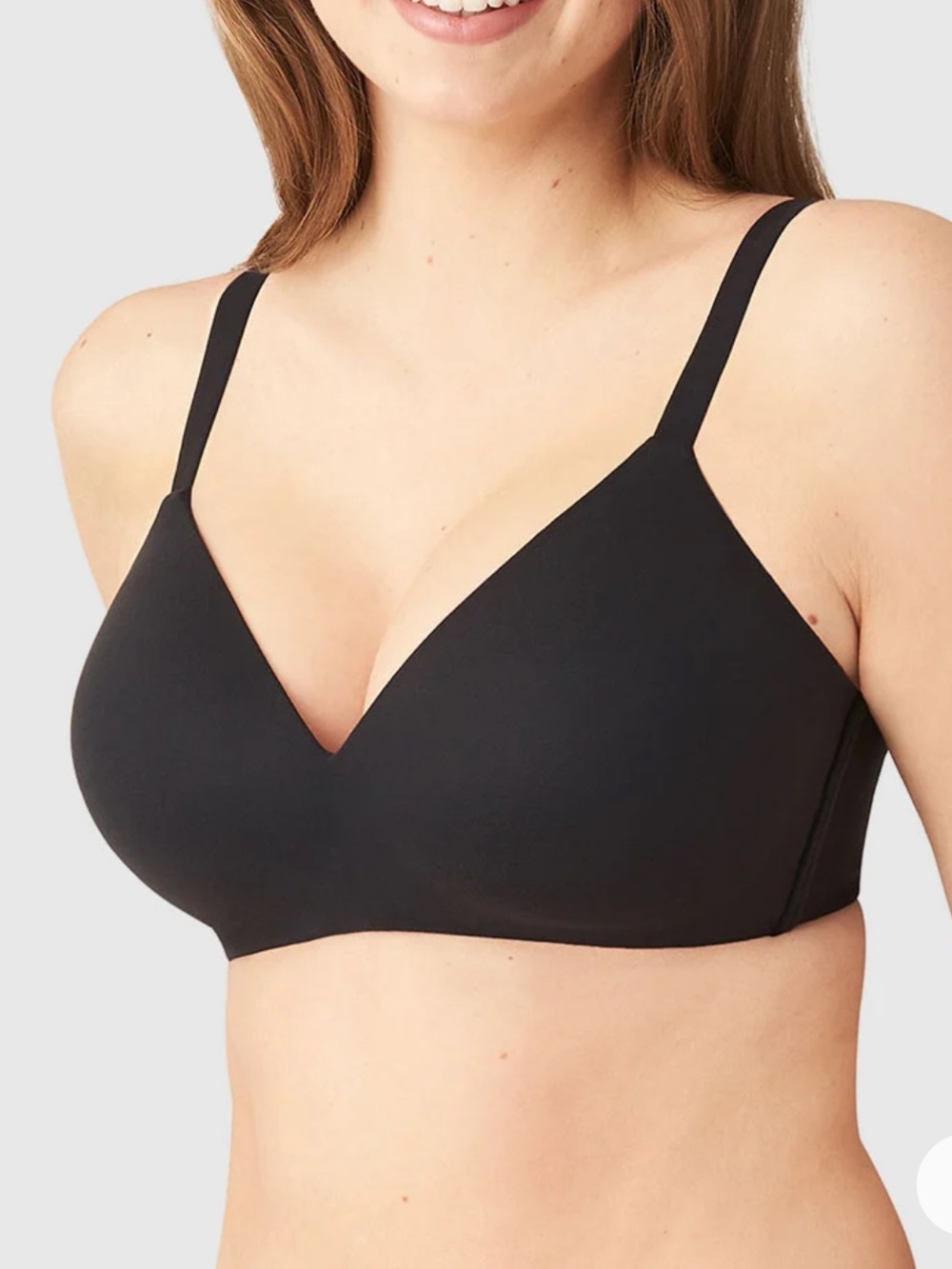 Wacoal How Perfect Wire Free T-Shirt Bra Size 38C Black - Picture 6 of 16